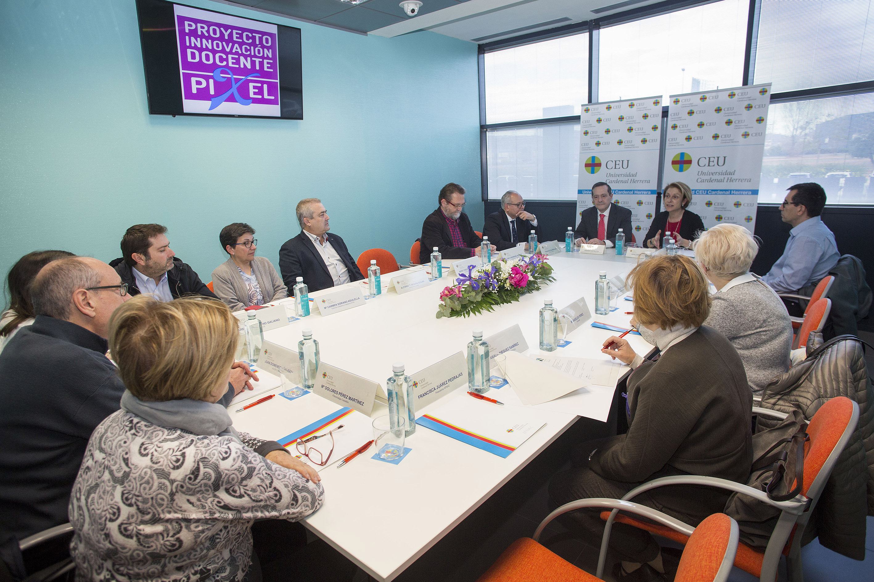 FIRMA DE CONVENIO CON EL CEU PARA LA REALIZACIÓN DEL PROYECTO PIXEL