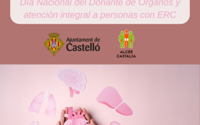 ALCER Castalia y el Ayuntamiento de Castelló de la Plana firman un convenio a favor del colectivo renal de la ciudad